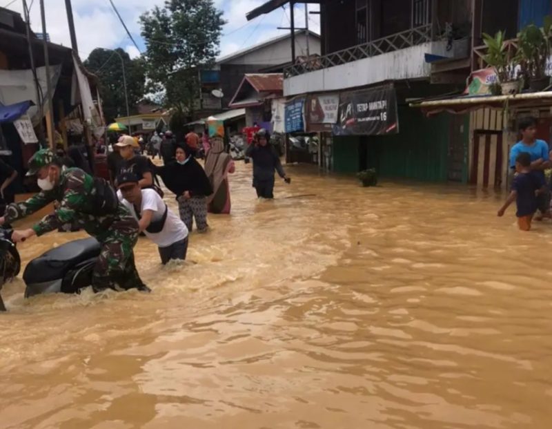 Banjir di Sangatta Masuki Hari Keempat, Bantuan Pemerintah Belum Turun